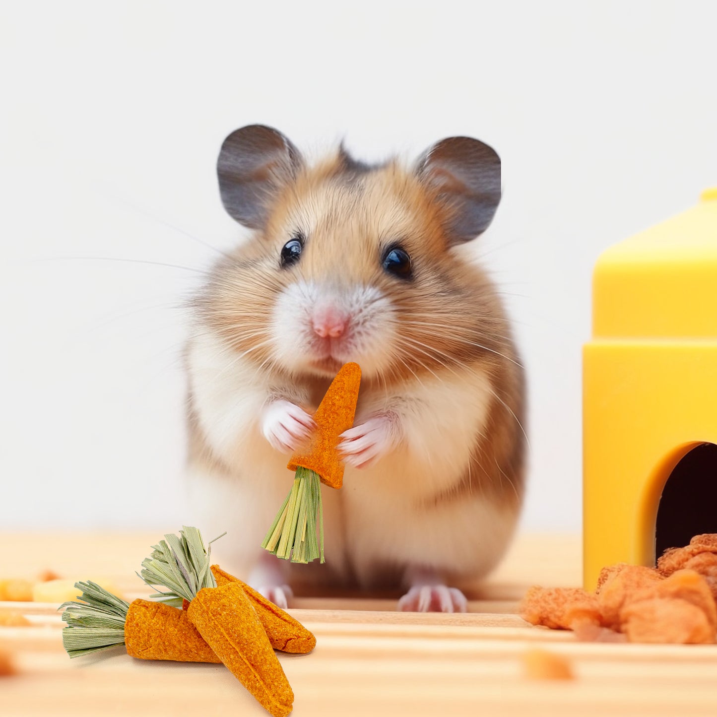 Pet Chew Treats Carrot-Shaped 10PCS for Small Animal | LIZBIREN®